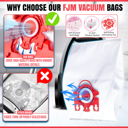 3D Vacuum Dust Bags (1- Pack).